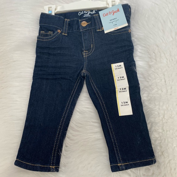 Cat & Jack Bottoms New Wtagcat Jack Stretch Adjustable Waist Skinny